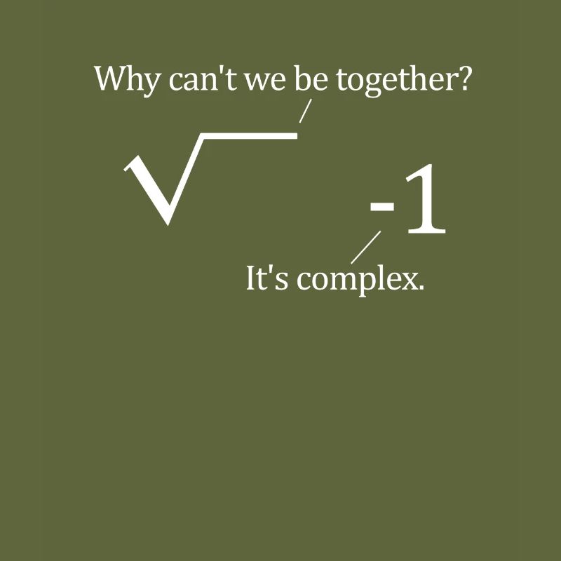 Why Cant Be Together Complex mathematician student