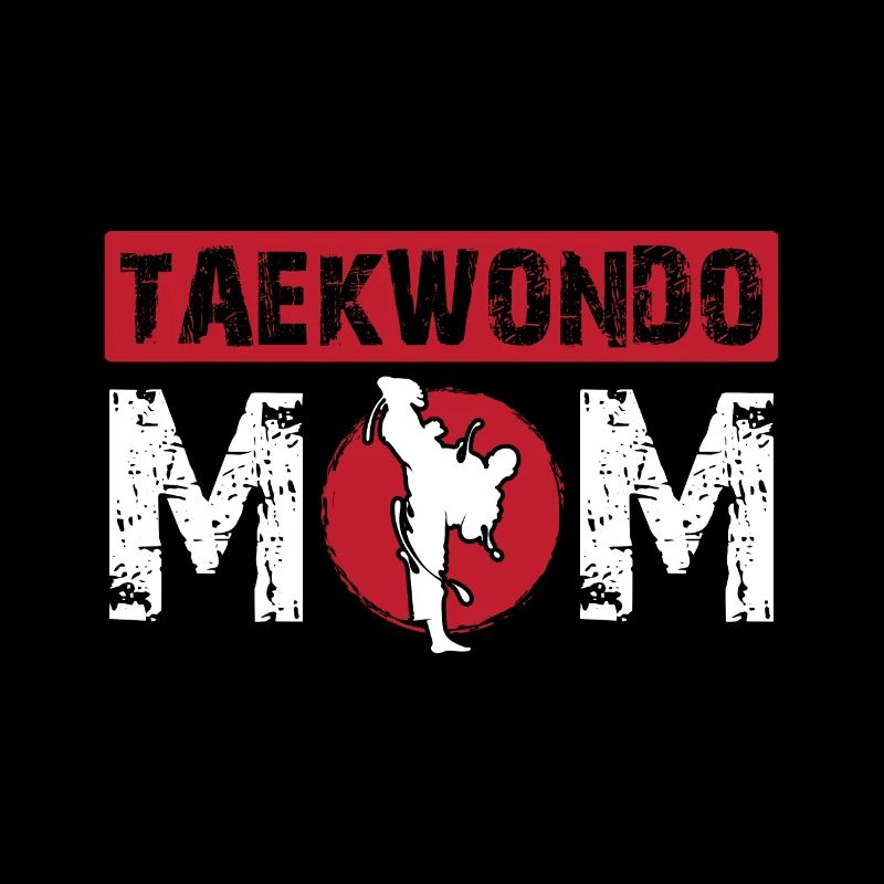 Tae Kwon Do Mom schwarzer Gürtel Kampfsport