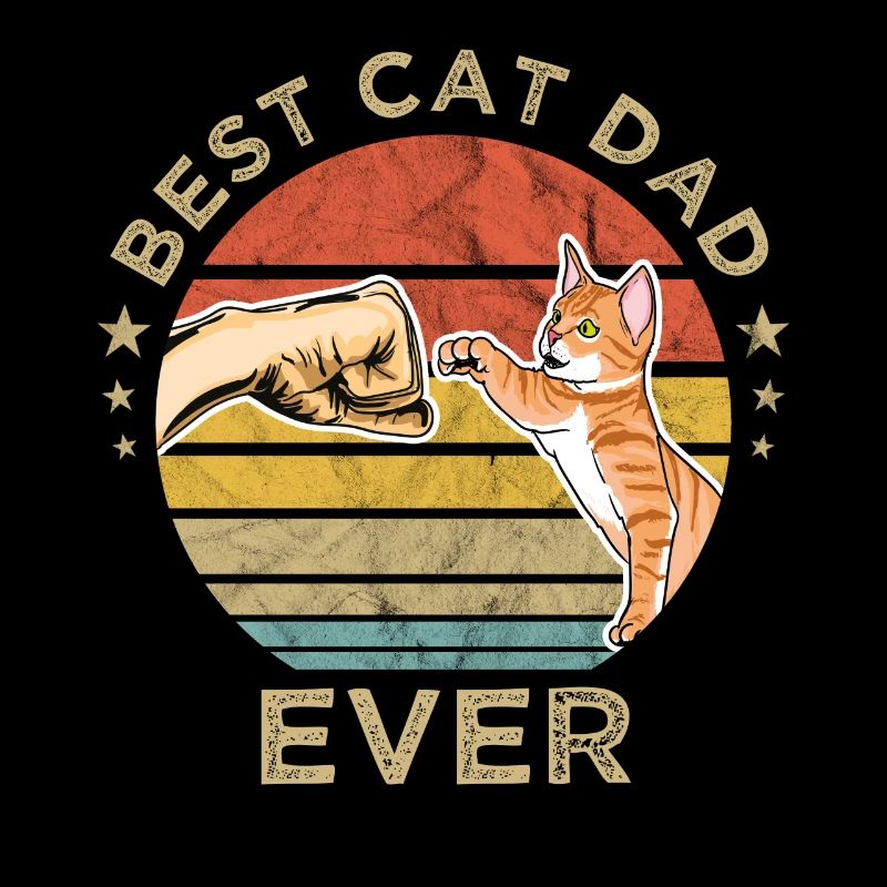 Best Cat Dad Ever - Bester Katzenpapa Katze Kater