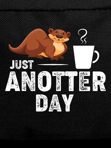 The otter with coffee