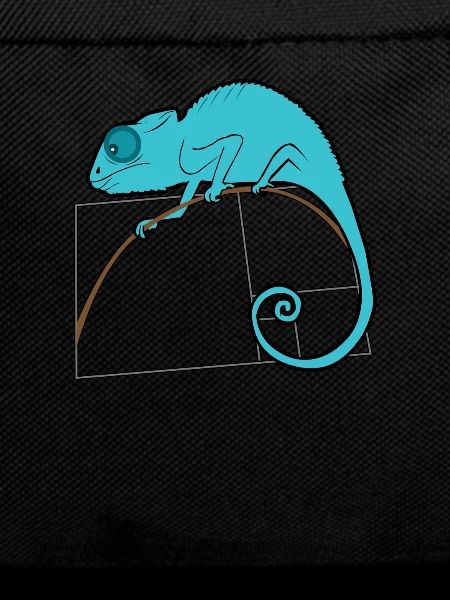 Fibonacci chameleon - golden ratio