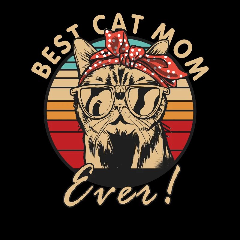 Meilleure maman de chat jamais Maman de chat vintage
