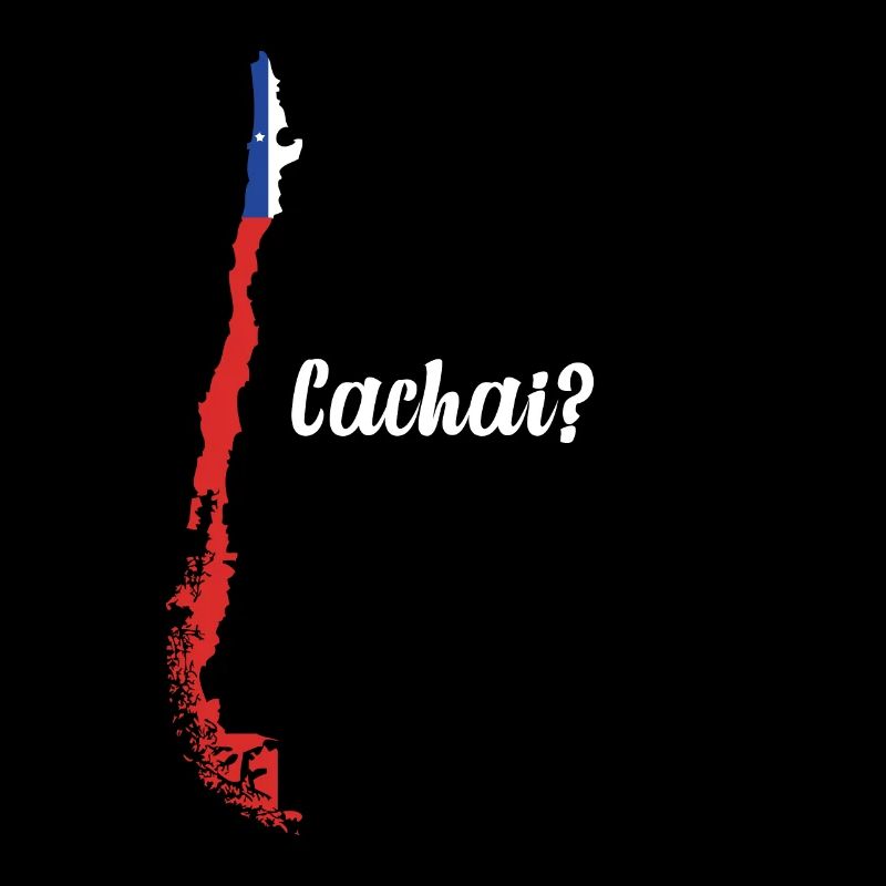Chile Cachai South America map Chilean flag