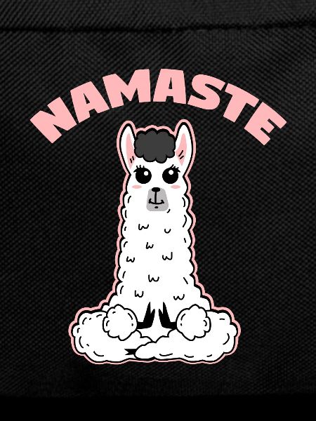 Llama Namaste meditate