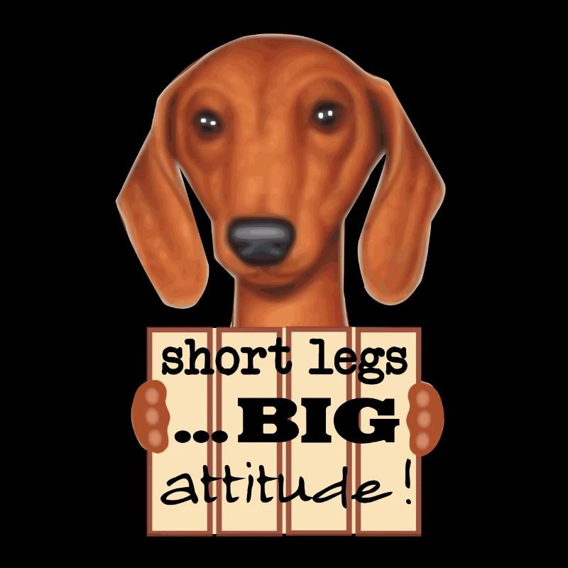 Dachshund Short Legs Big Attitude