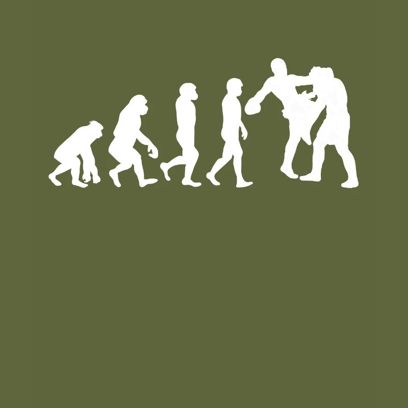 Muay Thai Kämpfer Evolution