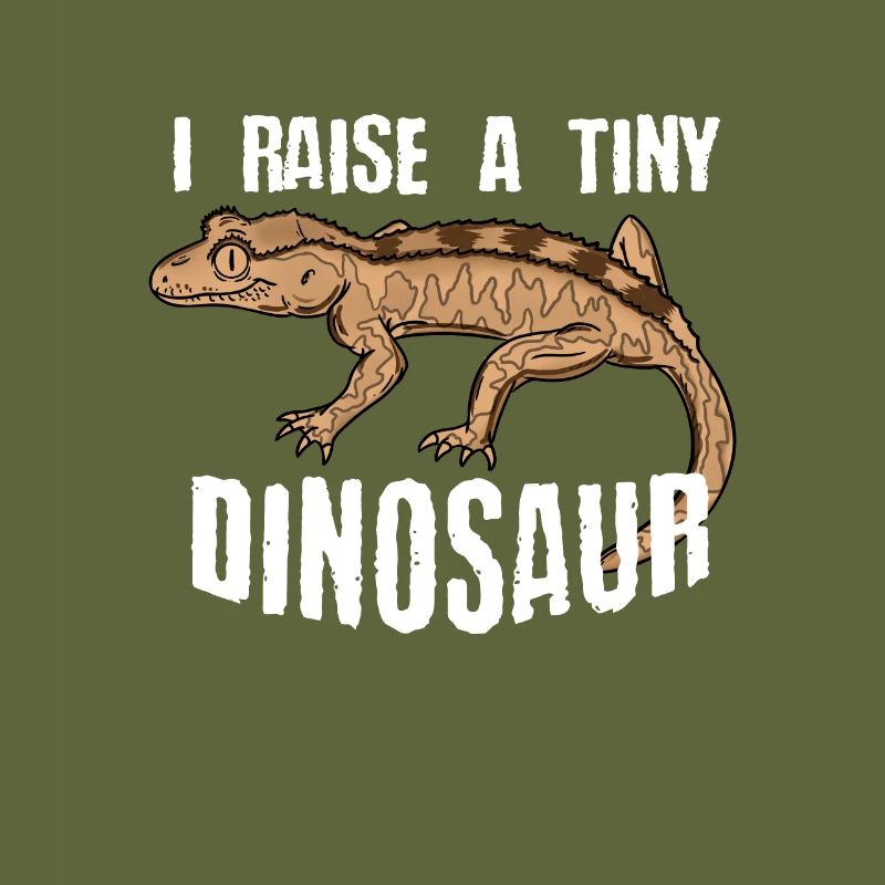 Funny Crested Gecko Pet Lizard Lover Reptile Gift