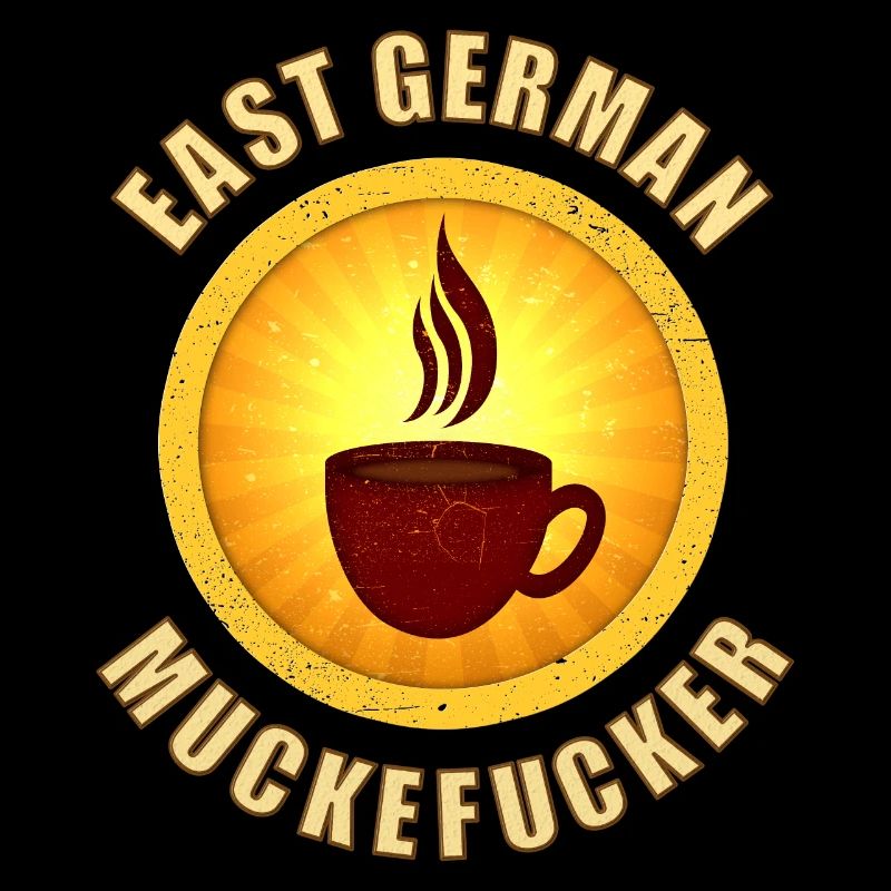 DDR Kaffee Muckefuck mit Tasse im Retro Style