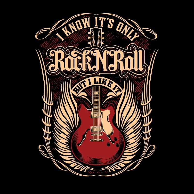 Gitarre Rock 'n' Roll E-Gitarre Musik Fun Geschenk