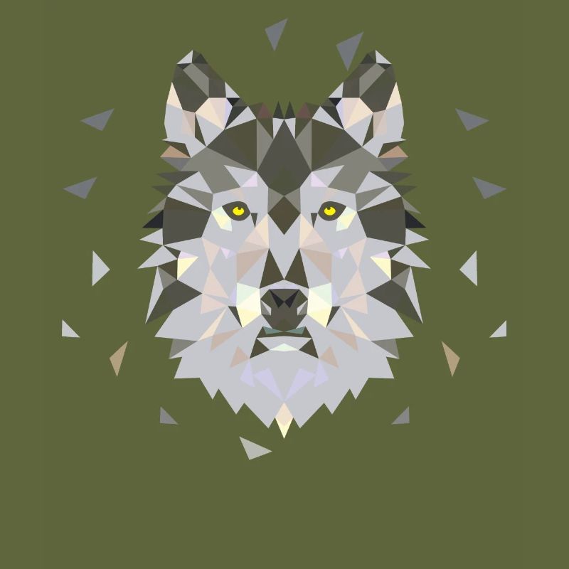 Wolf wolves wolf face
