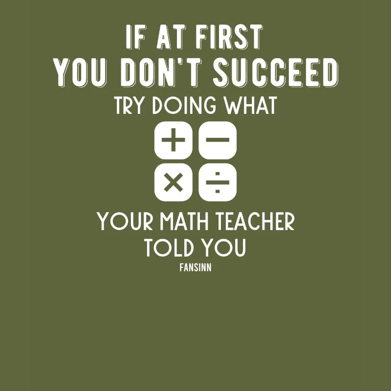 Math funny teacher saying arithmetic