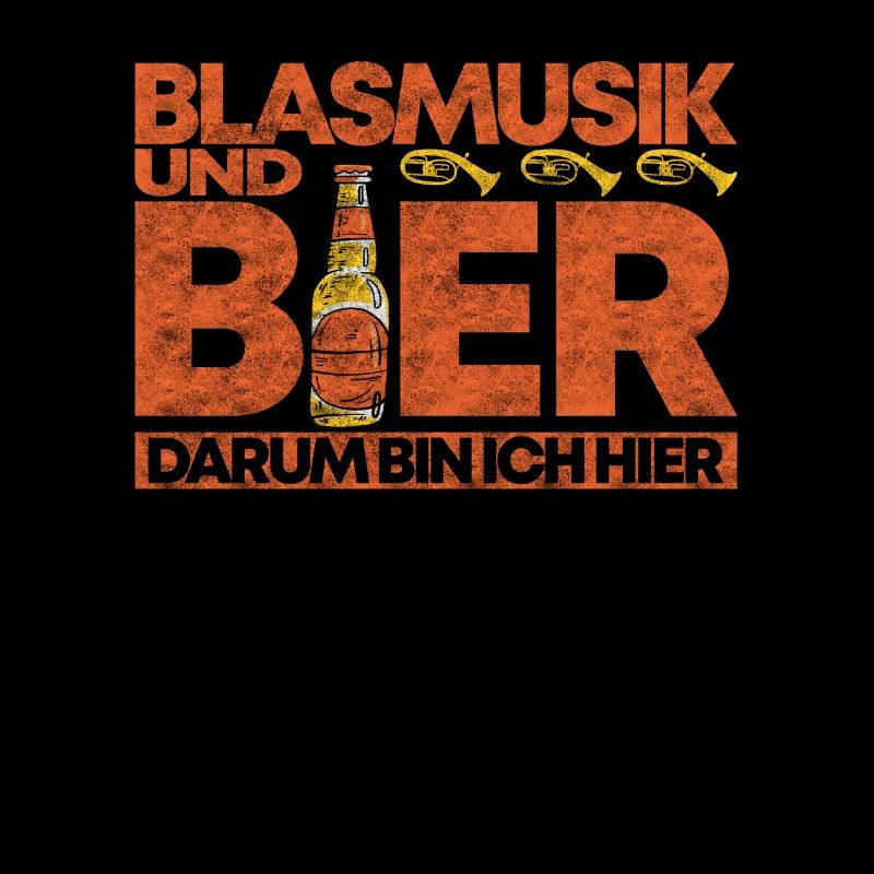 Blasmusik Und Bier Darum Bin Ich Hier Geschenk