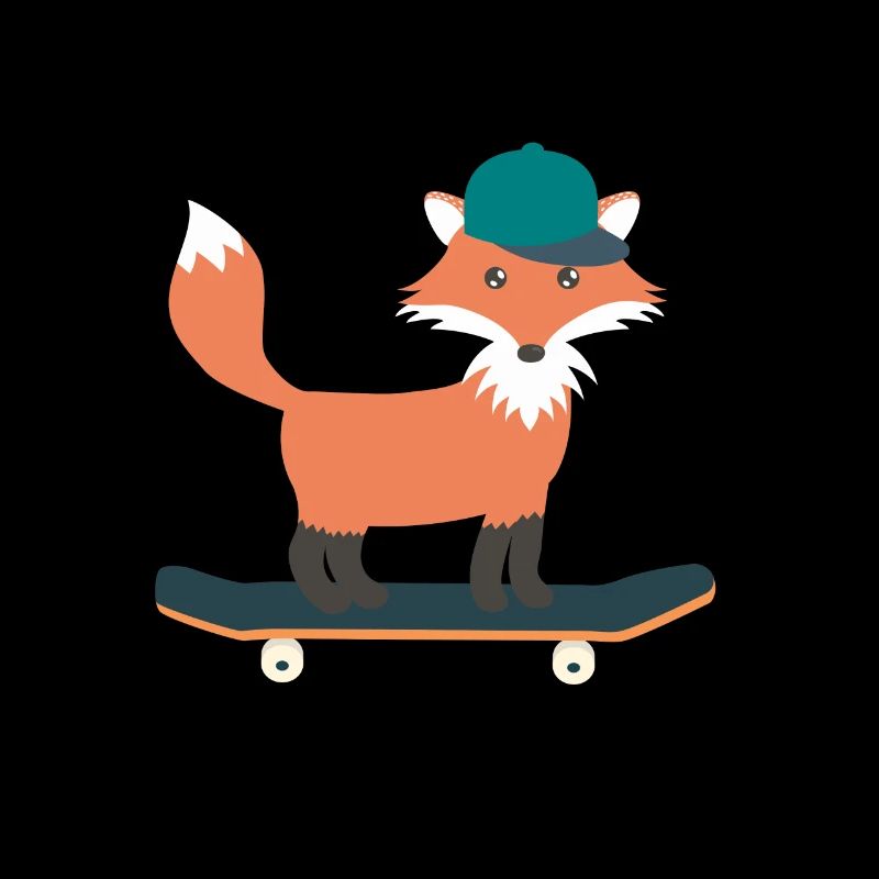 Skateboard skater fox