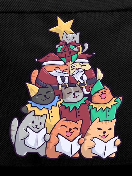 Christmas Cat Christmas tree cats