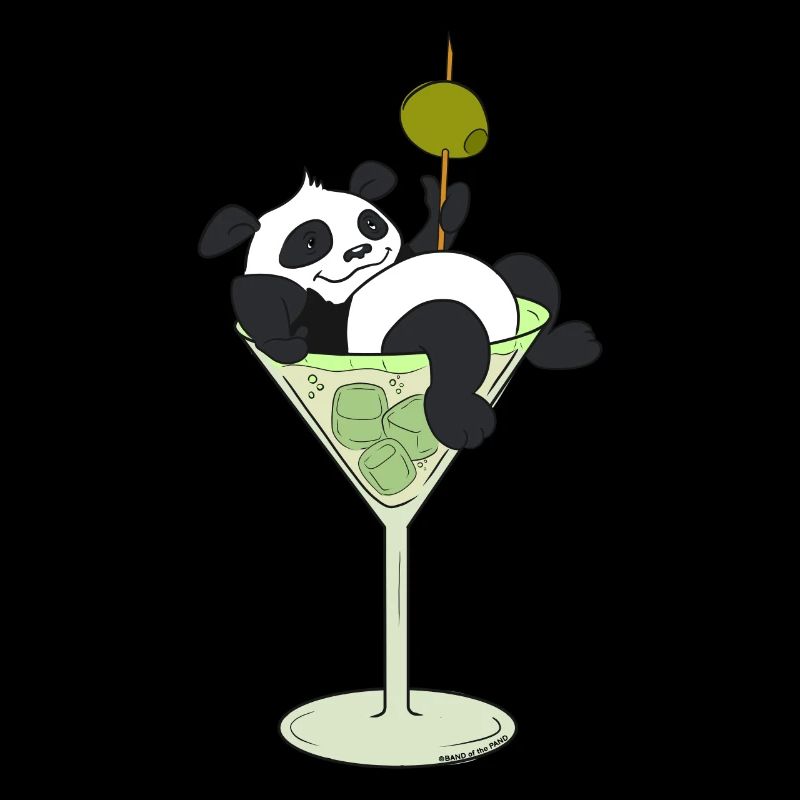 Quarantine drink Funny Panda