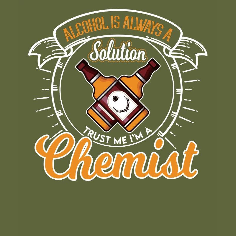 Solution d'alcool chimiste disant