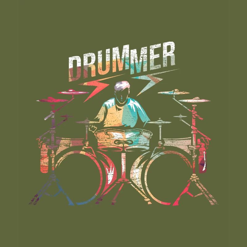 Drummer drums