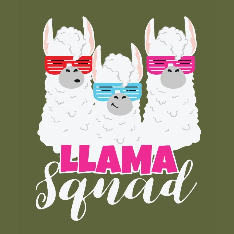 Llama Llama Squad Llama and Alpacas Alpaca