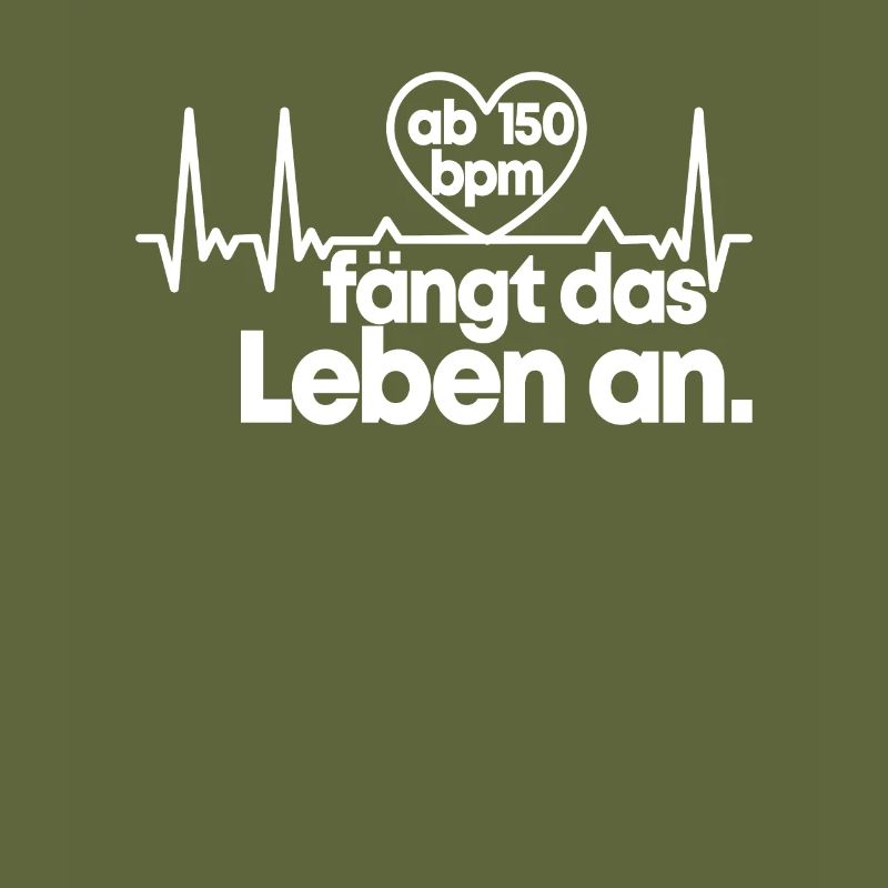 Techno 150 BPM Beats Per Minute Raver Geschenk