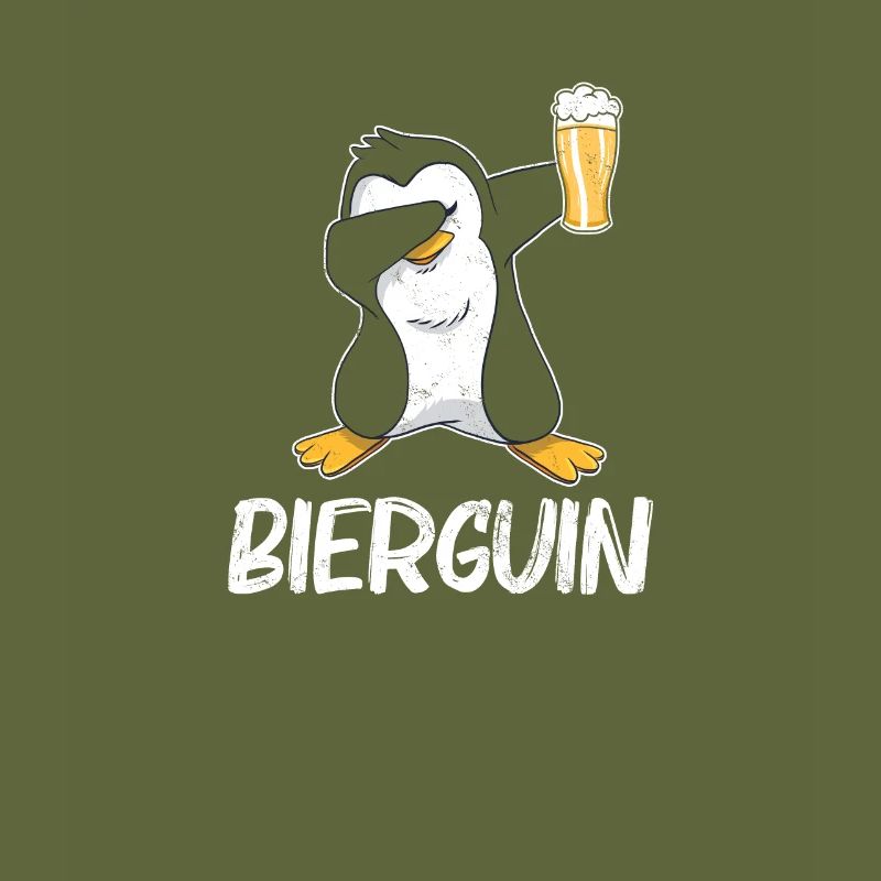 Pinguin Bier Biertrinker
