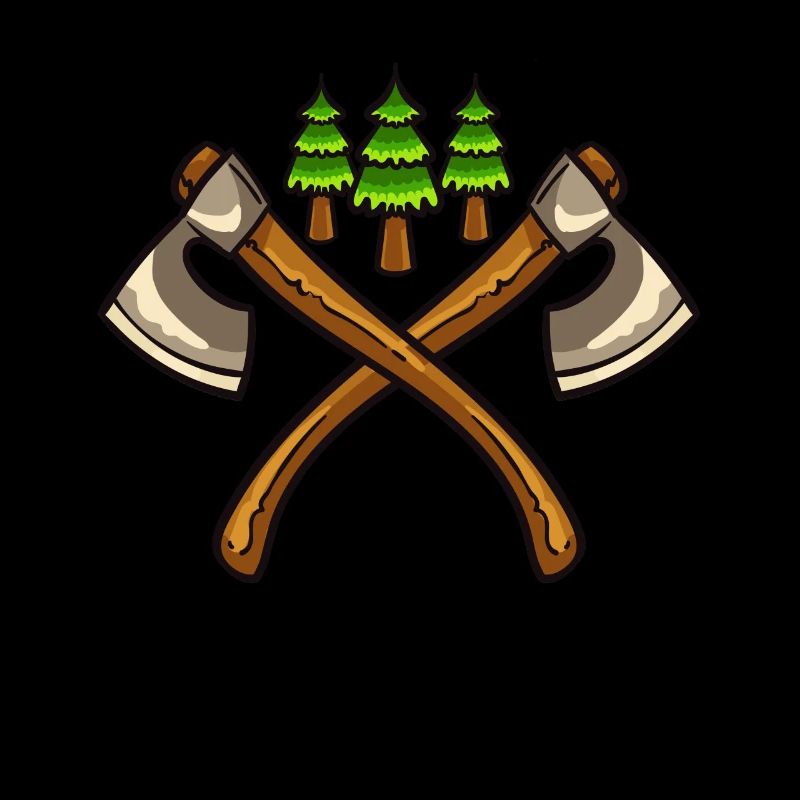 Forêt de bûcherons forestier