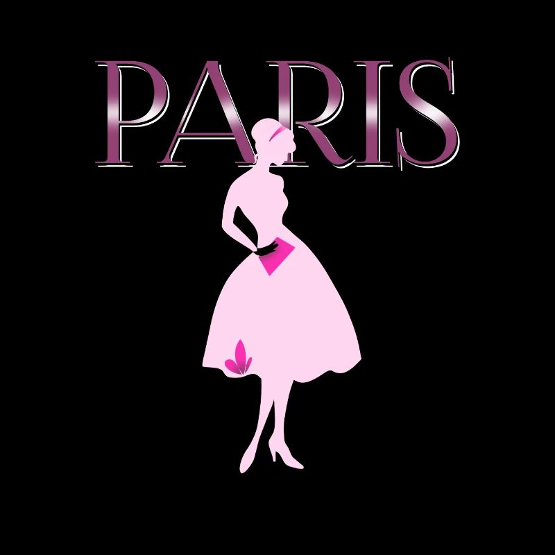 Paris haute Couture modezeichnung Dame