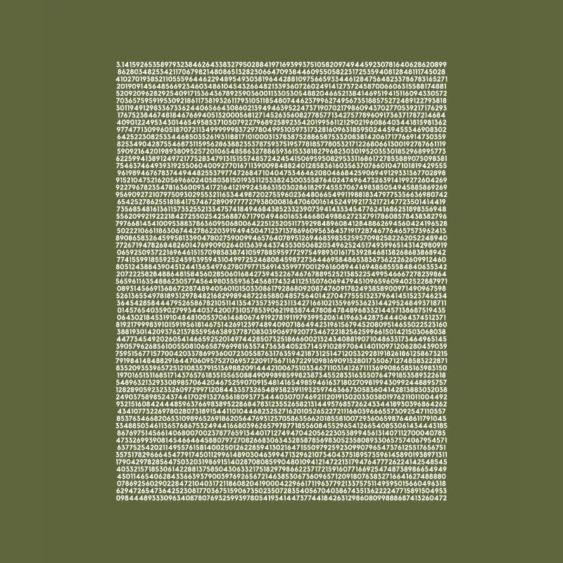 Pi 5000 Make Pi Day Mathematics Math Fun Shirt