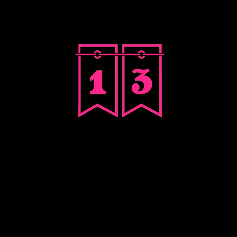 13 Numéro Rose