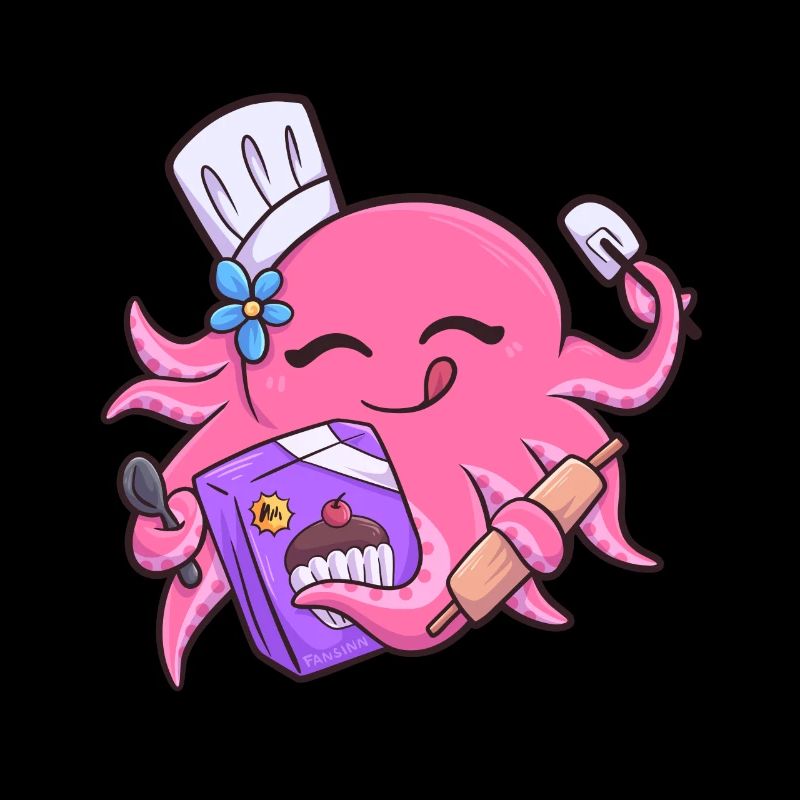 Octopus Cooking Kitchen Octopus Octopus