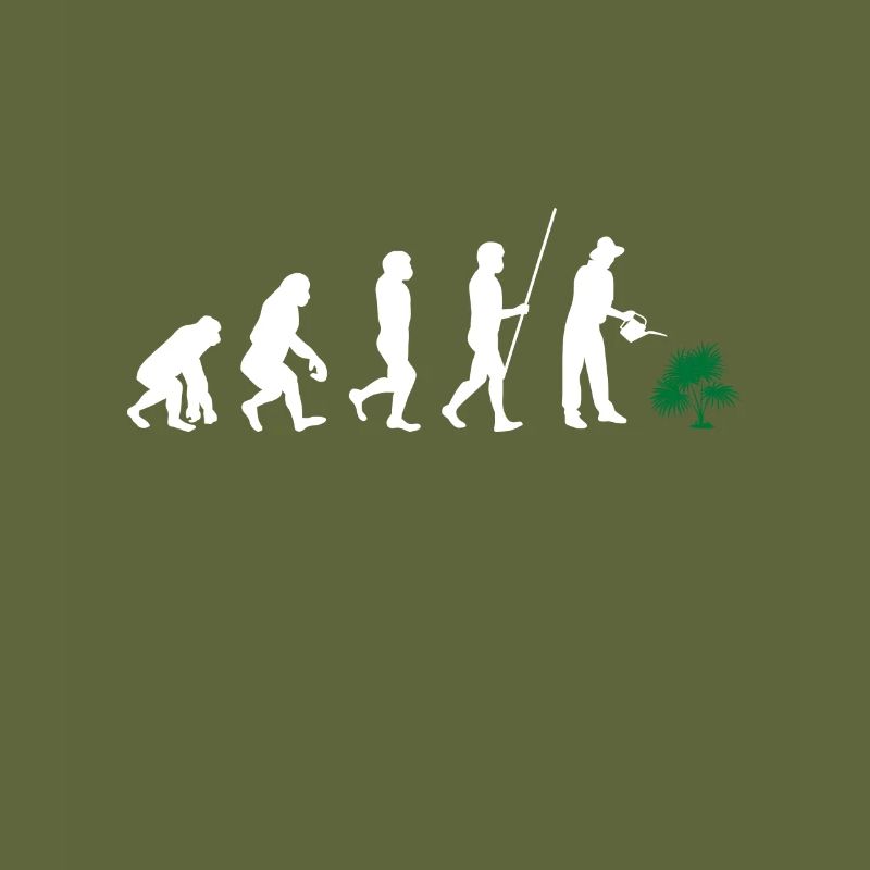 Gärtner Evolution Gärtner Gärtnerin Blume Geschenk