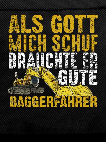 Baggerfahrer Arbeit