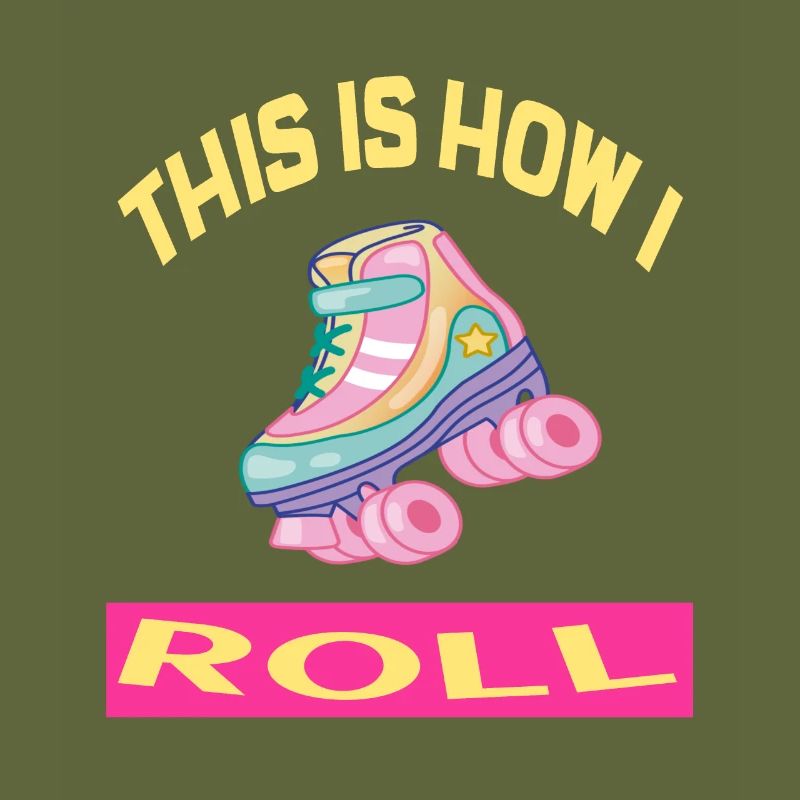 C'est comme ça que je roule Rollerskates Rollerskating