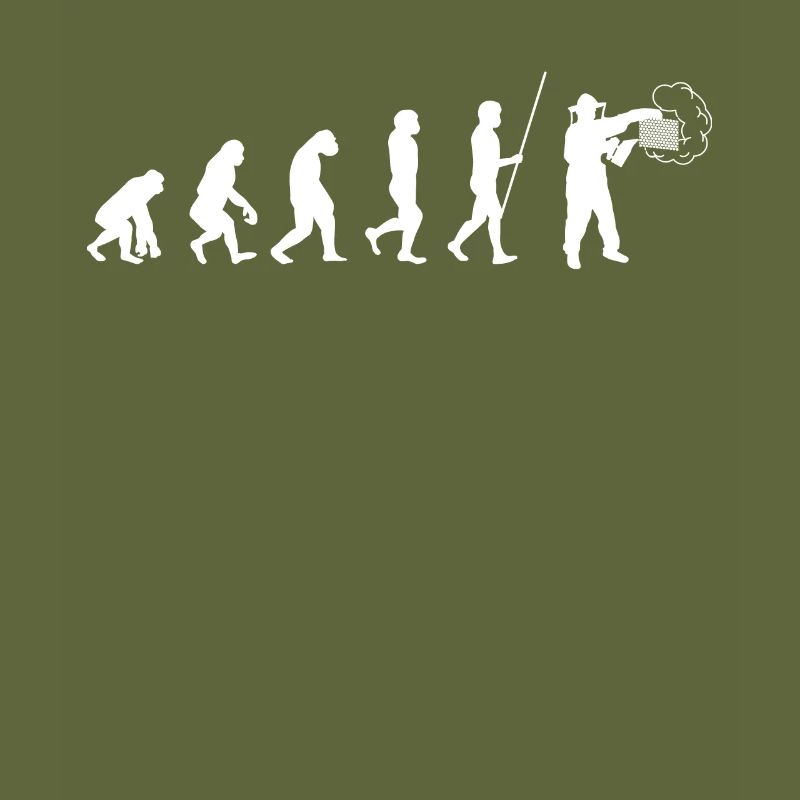BEEKEEPER EVOLUTION | Retro beekeeper beekeeping beekeeping