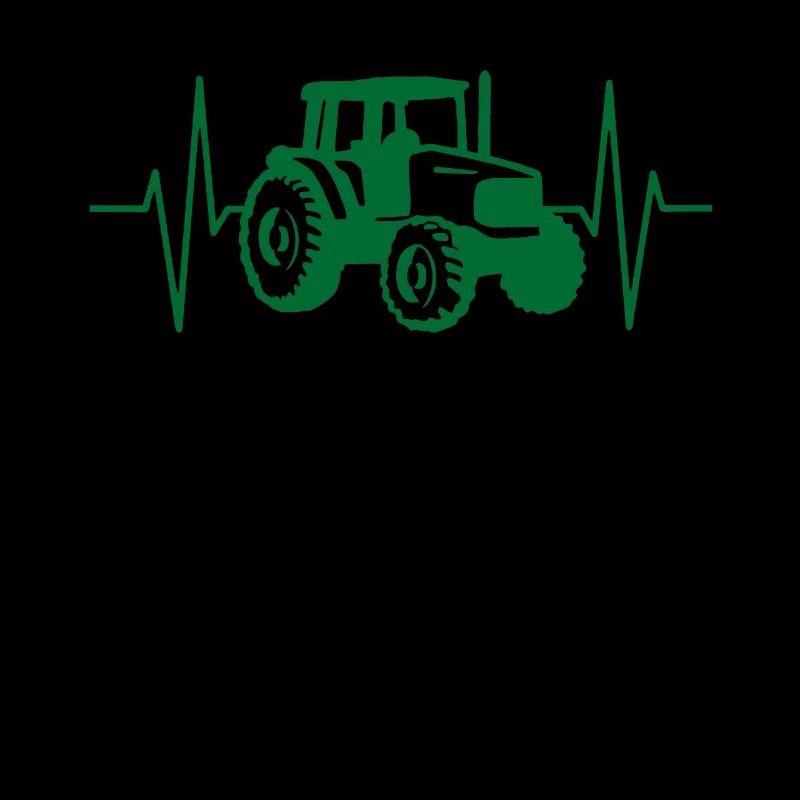 Tractor Trekker EKG heartbeat line gift idea