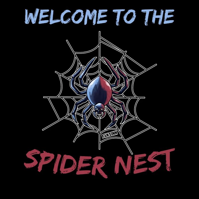 Araignée dans la toile d'araignée