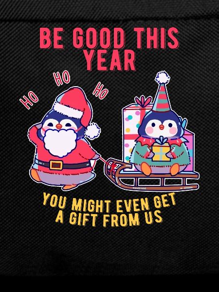 Penguin brings Christmas presents