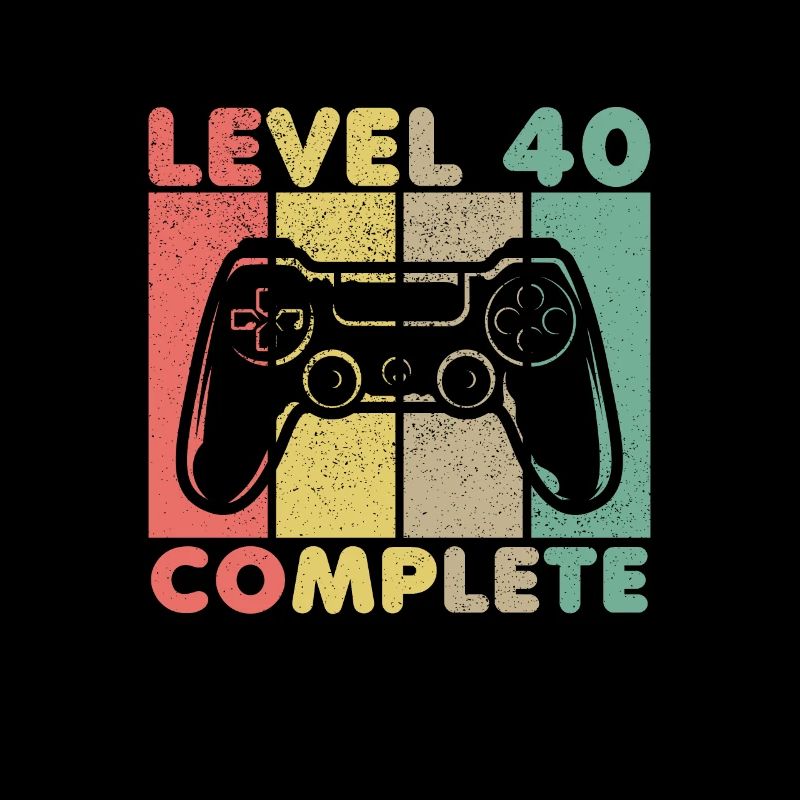 40e anniversaire Excellente idée cadeau pour les joueurs de 40 ans