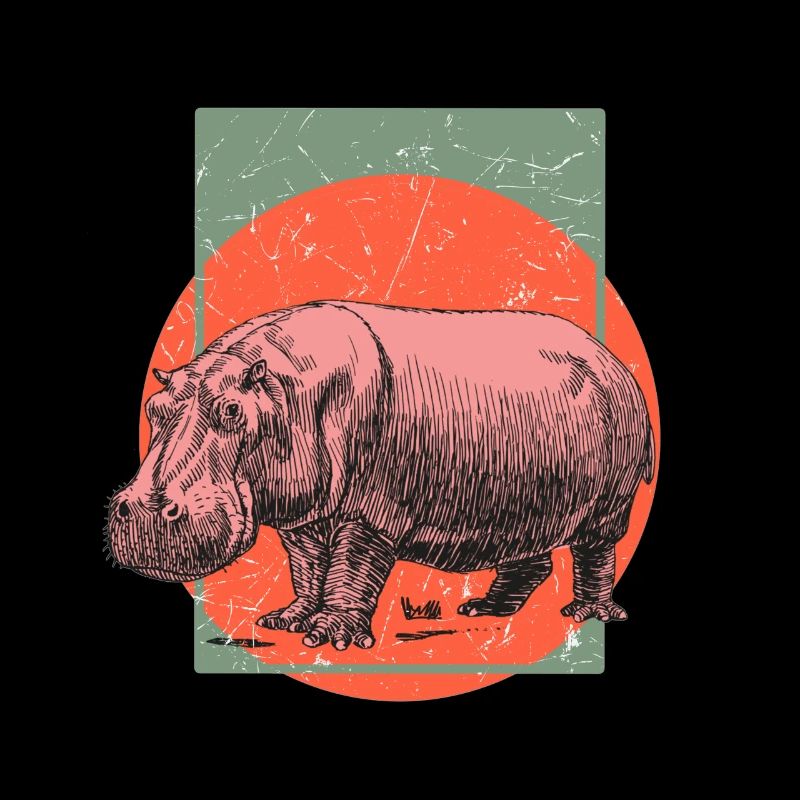 Nilpferd Happy Hippo