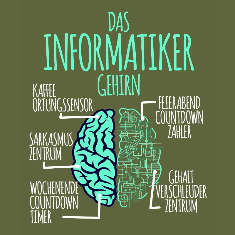 Informatiker Informatik Programmierer Nerd Geek