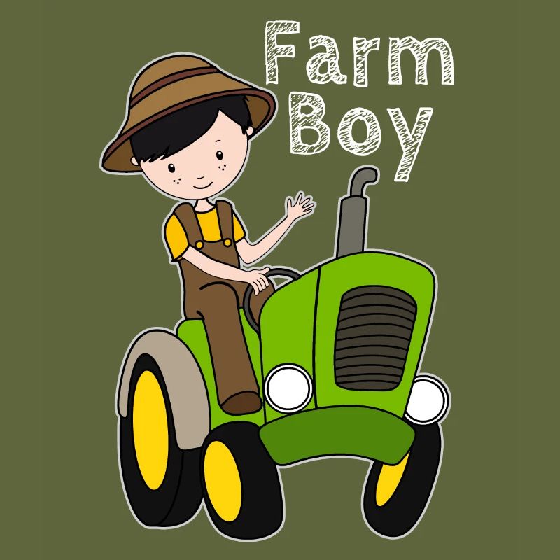 Farm Boy Bauernhof Junge Traktor Geschenk Kinder