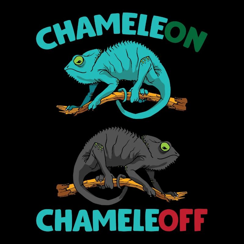 Chameleon shell funny animal reptile lover