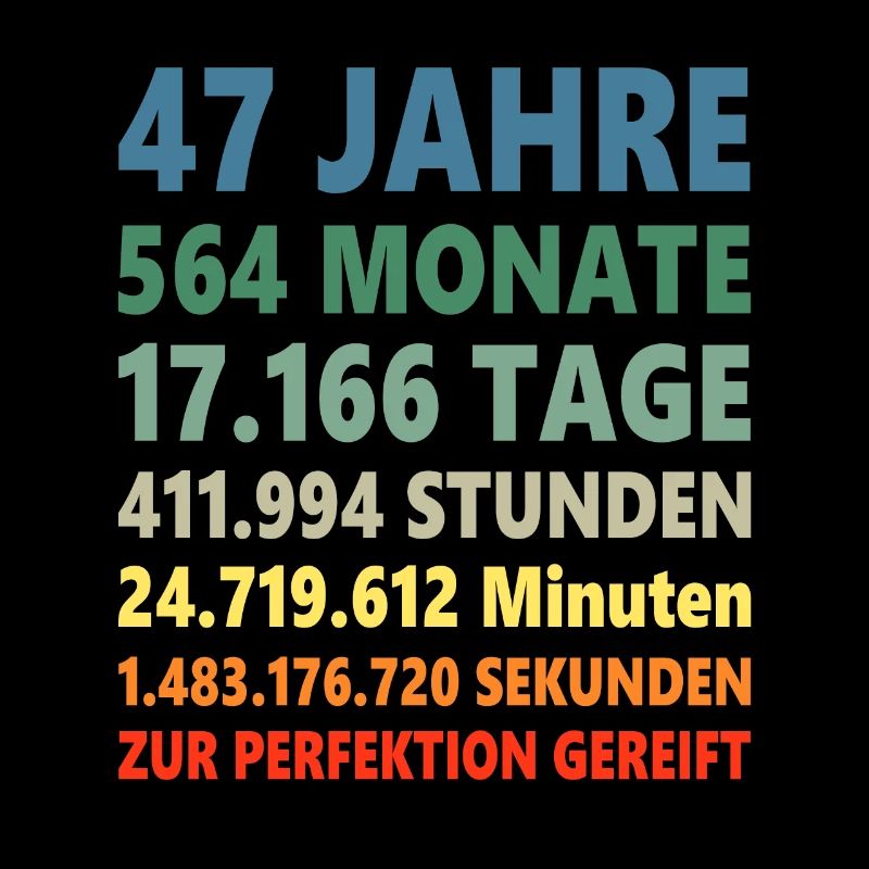 47th birthday 47 years gift