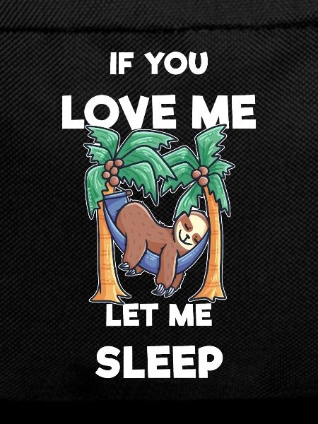 sleeping sloth love tired bed
