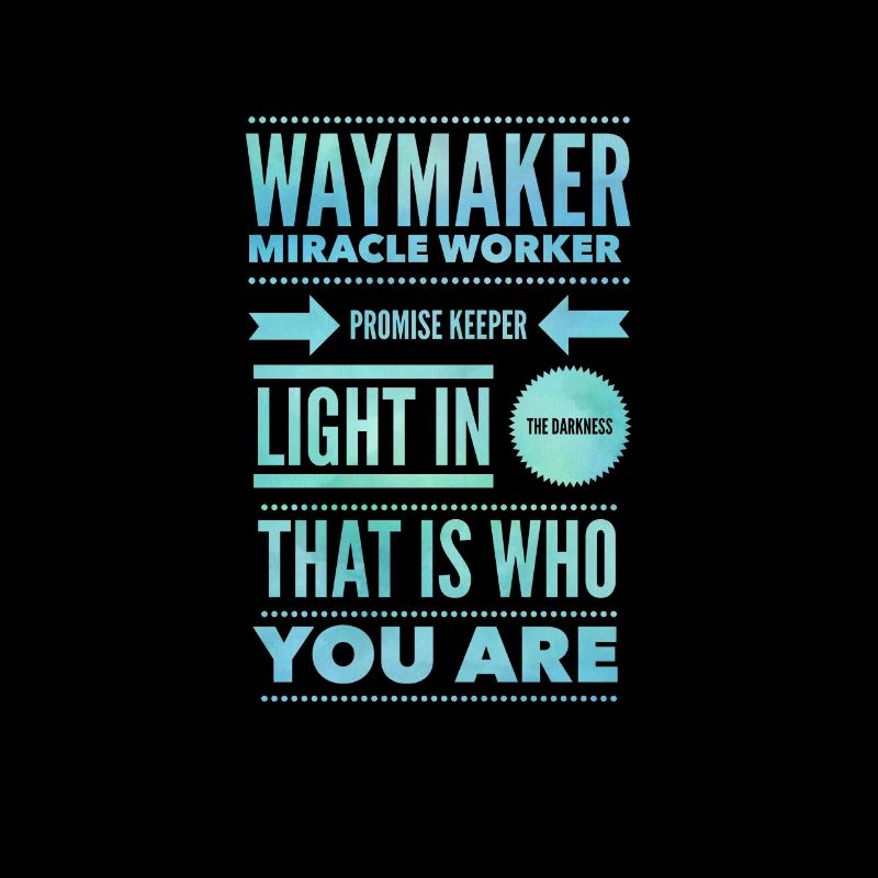 Waymaker & Christliche Geschenke Way Maker Jesus