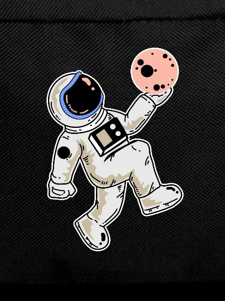 Astronaut planet