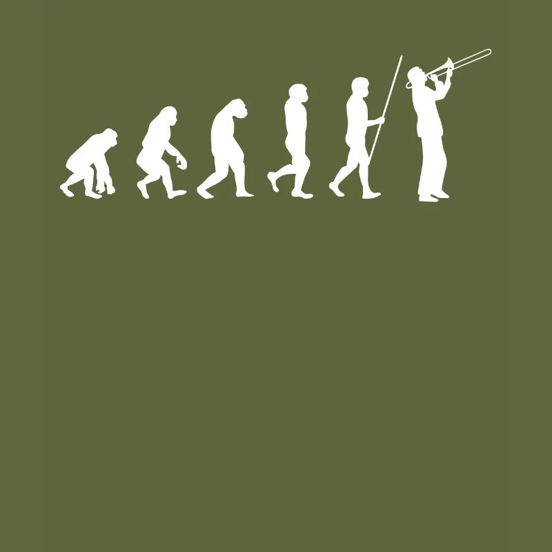 Evolution Posaune | Posaunist cooles Geschenk
