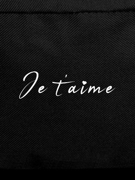 Je t'aime Script Romance