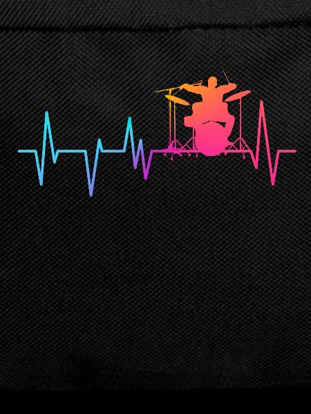 Drummer heartbeat EKG pulse