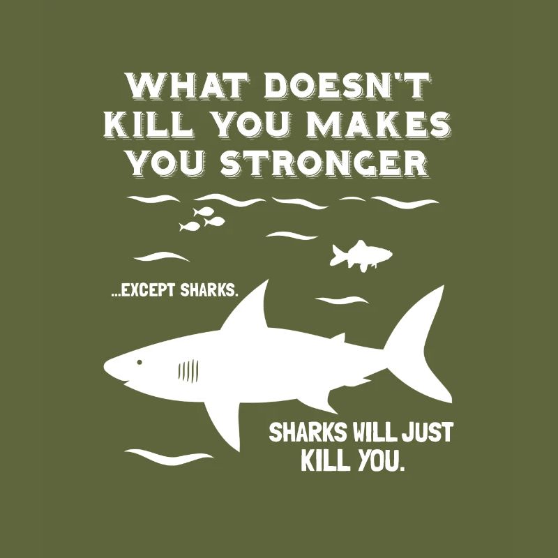 Funny shark saying gift for divers