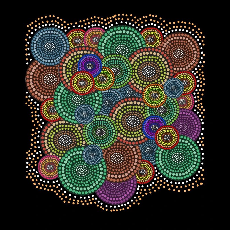 Kunstmuster der Aborigines